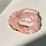 Lena Necklace <br/> Rose Quartz (75cm)