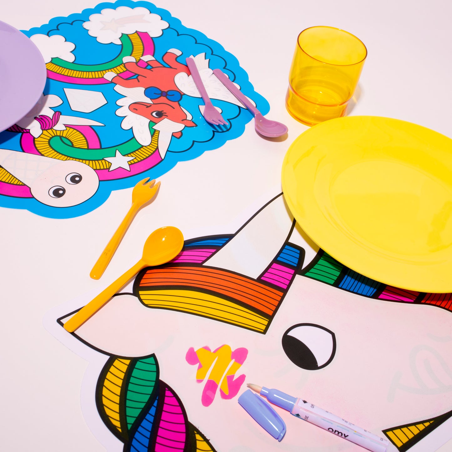 Magic Water Placemats <br/> Lily Unicorn