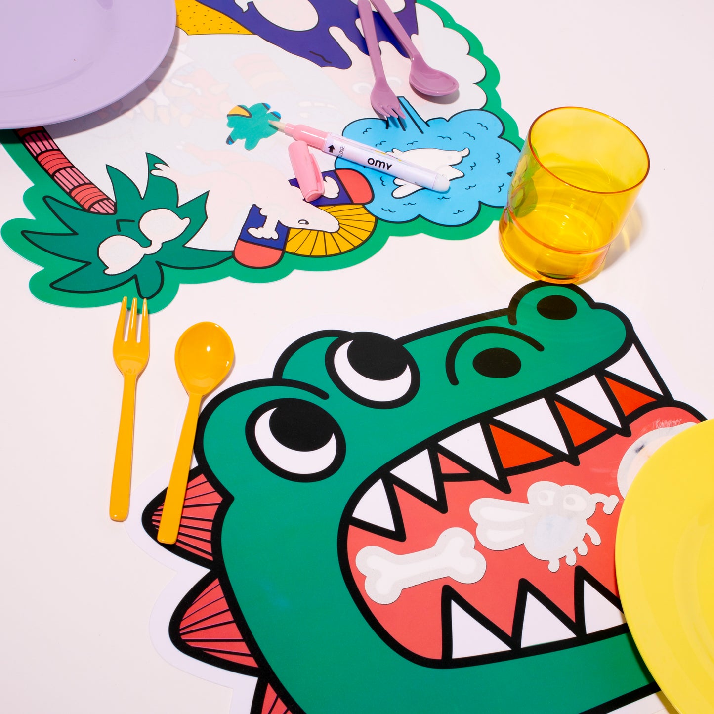 Magic Water Placemats <br/> Dinos