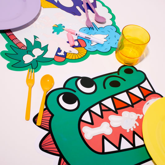 Magic Water Placemats <br/> Dinos