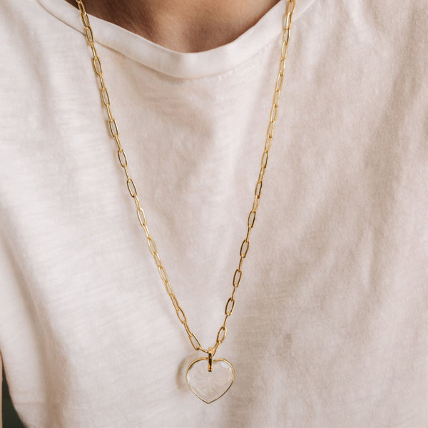 Nieves <br/> Necklace <br/> Crystal Quartz (75cm)