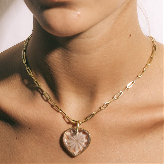 Nieves Necklace <br/> Crystal Quartz (45cm)