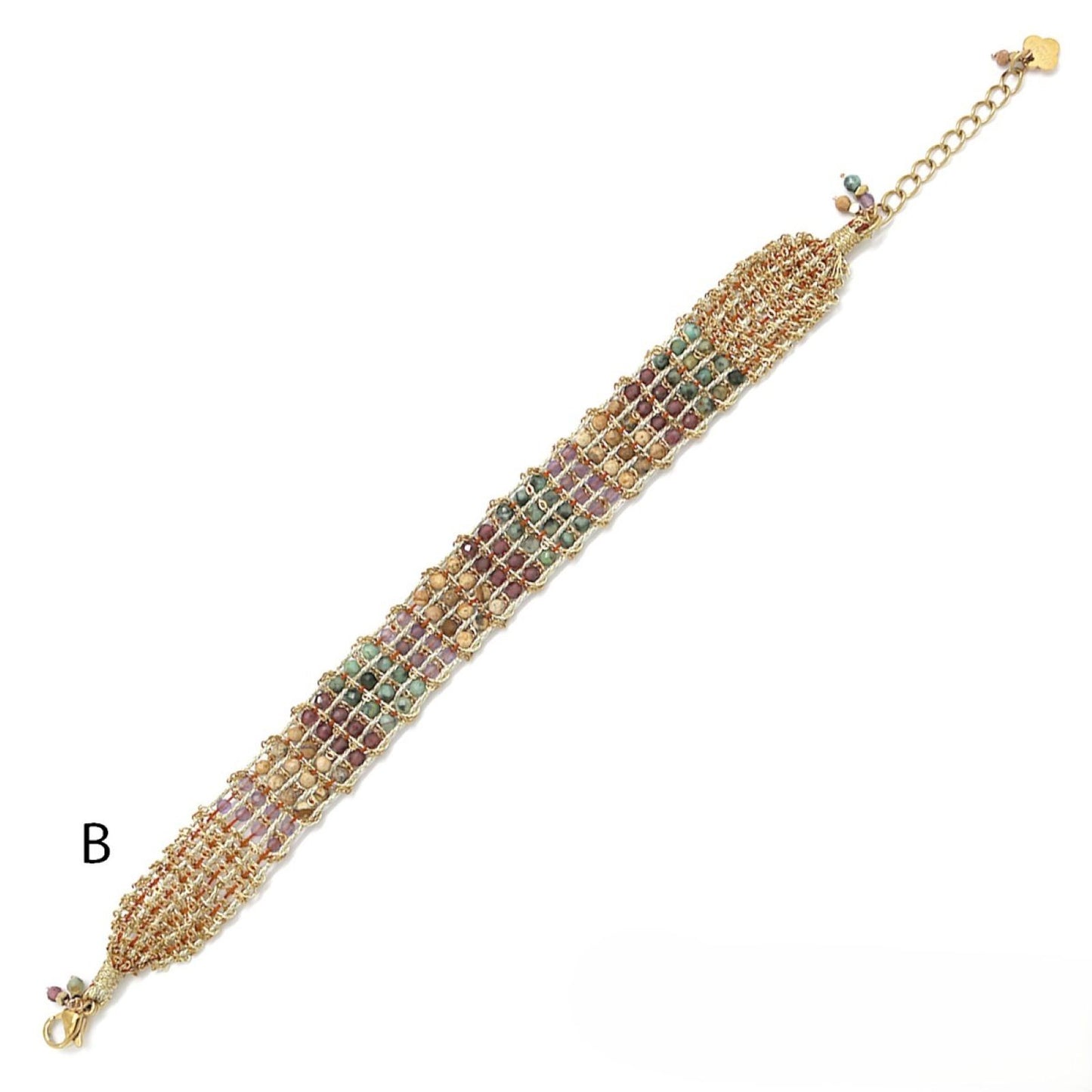 Four-Stone <br/> Woven Bracelet - B