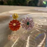 Ring with 3 Meringues <br/> Multi-stones E
