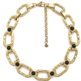 Gold Rectangular Link <br/> Chain Necklace