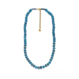 Rondelle Necklace <br/> w/ Stones & Rhinestones Apatite
