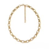 Gold-Tone <br/> Alternating Link Necklace