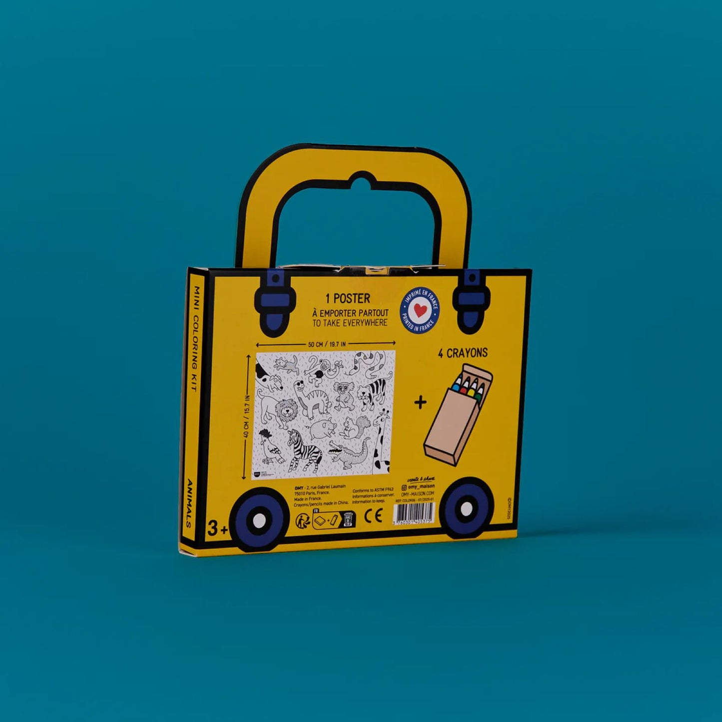 Mini Coloring Kit <br/> Animals