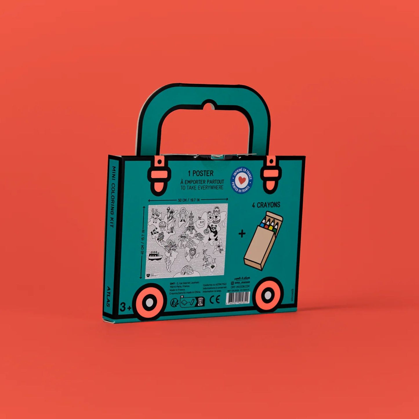 Mini Coloring Kit <br/> Atlas