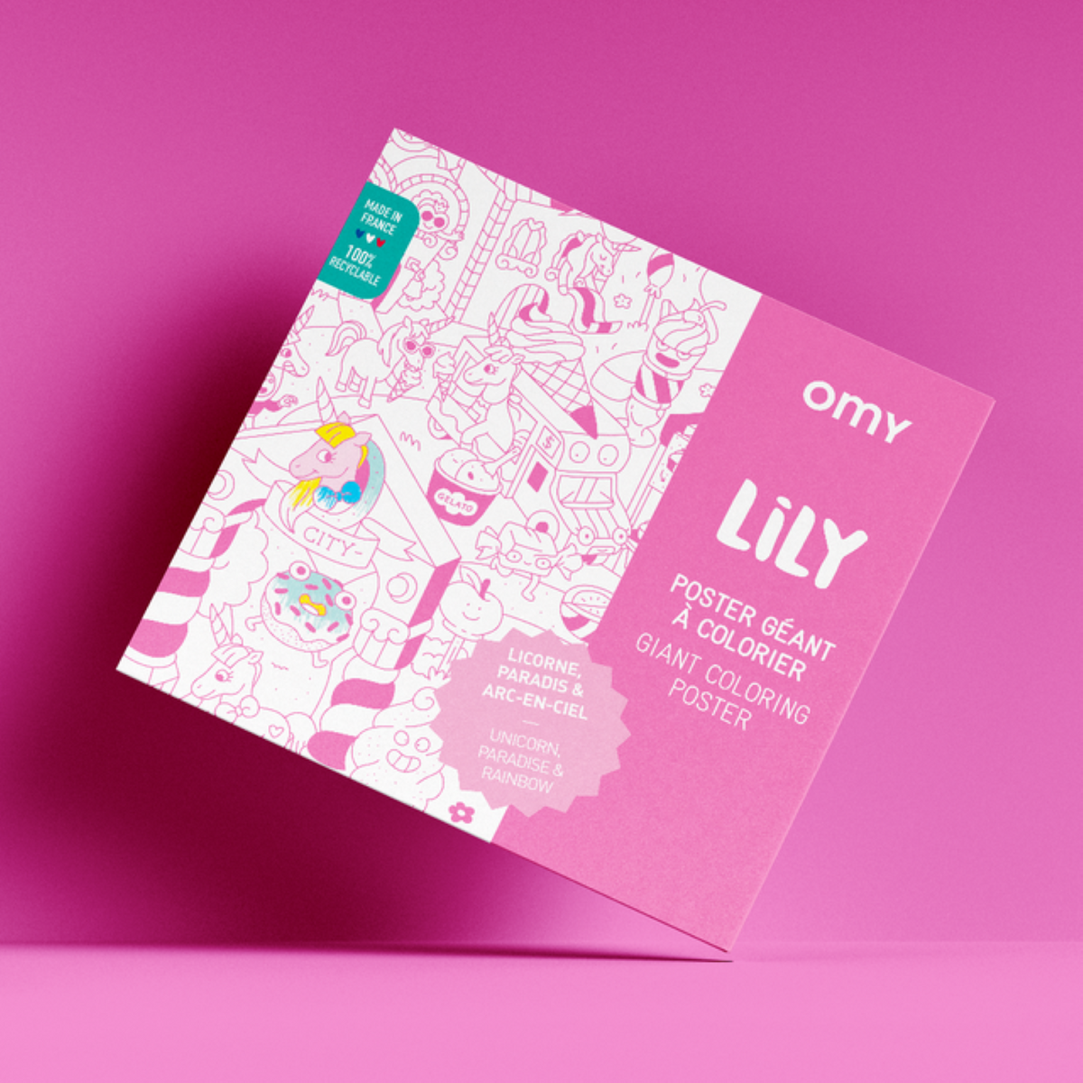 Large <br/> Poster <br/> Lily Unicorn