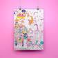 Large <br/> Poster <br/> Lily Unicorn