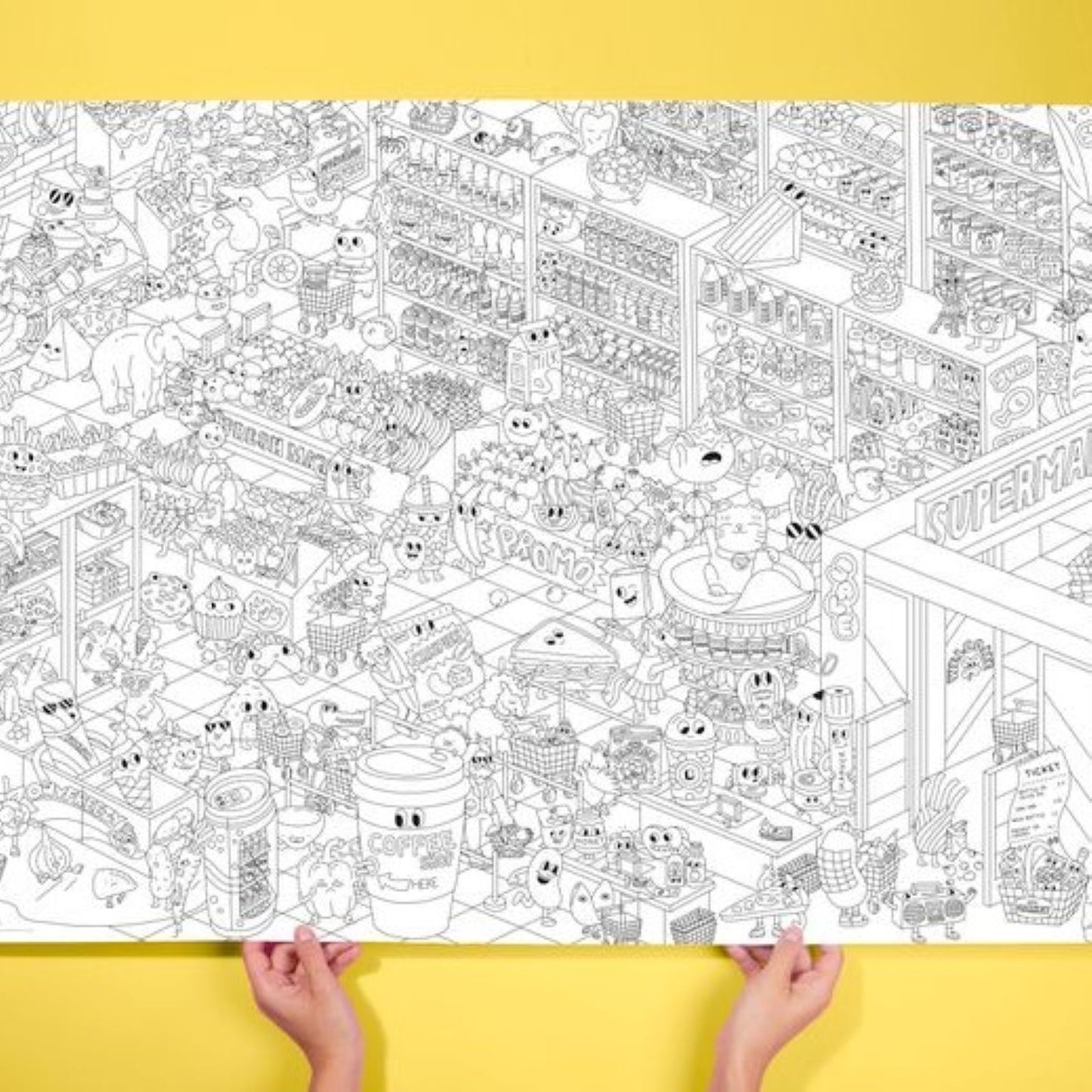 Large Poster <br/> Supermarket