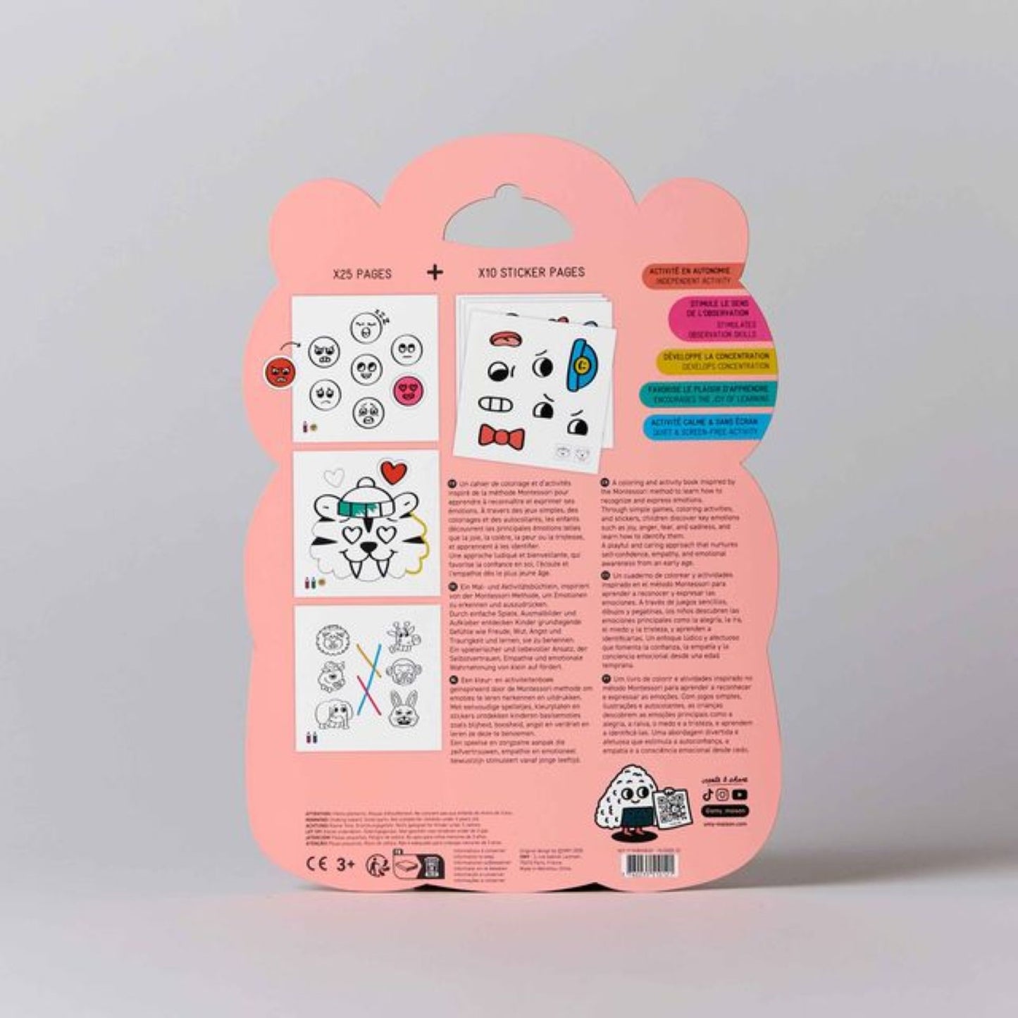 Montessori Stickers Book <br/> Emotions