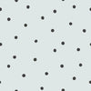 Wallpaper Turquoise Background Black Polka Dots