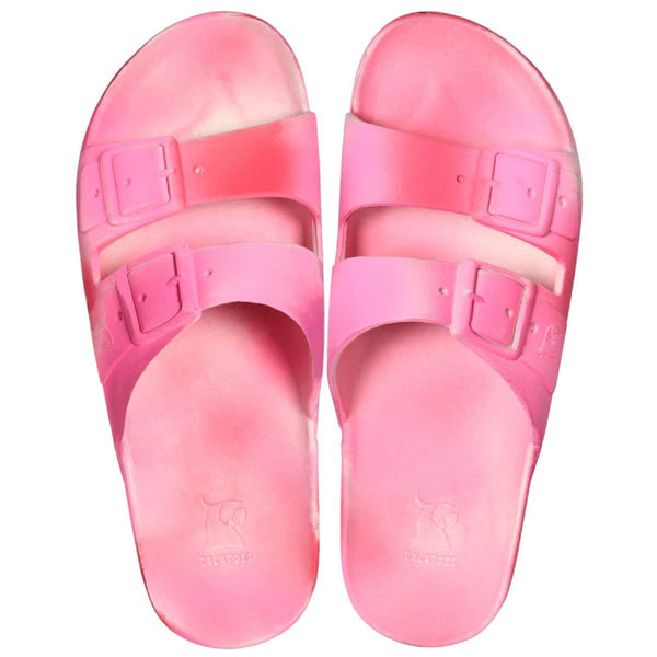 pink sandals lapa beach 