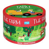 Book and Giant Puzzle Round Box The Farm