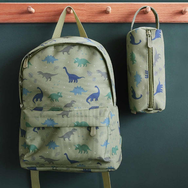 Match with dinosaurs little backpack