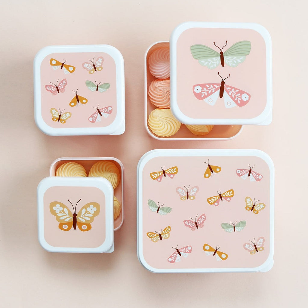 Butterflies designed snack box set