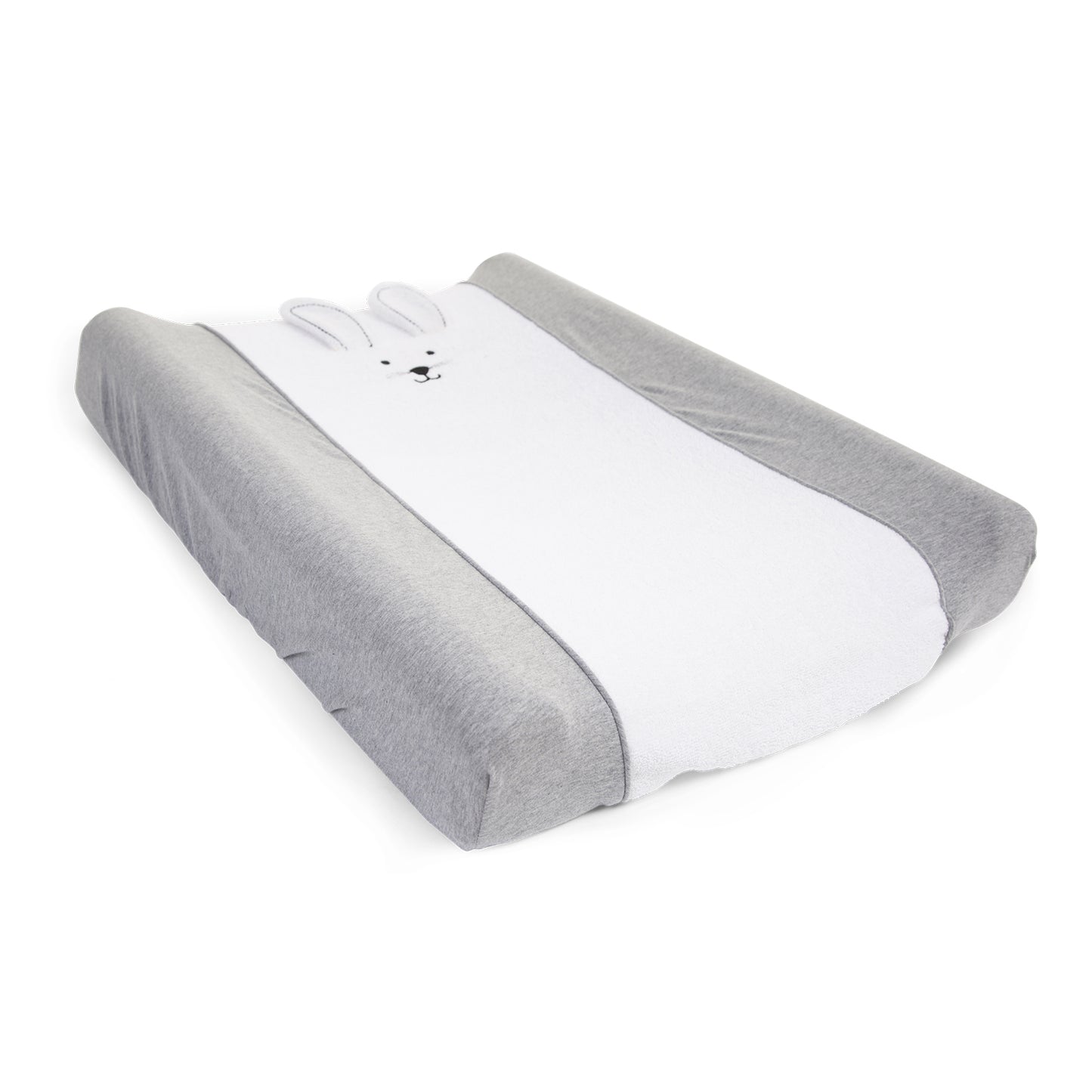 Changing Cushion Cover Jersey Rabbit Grey