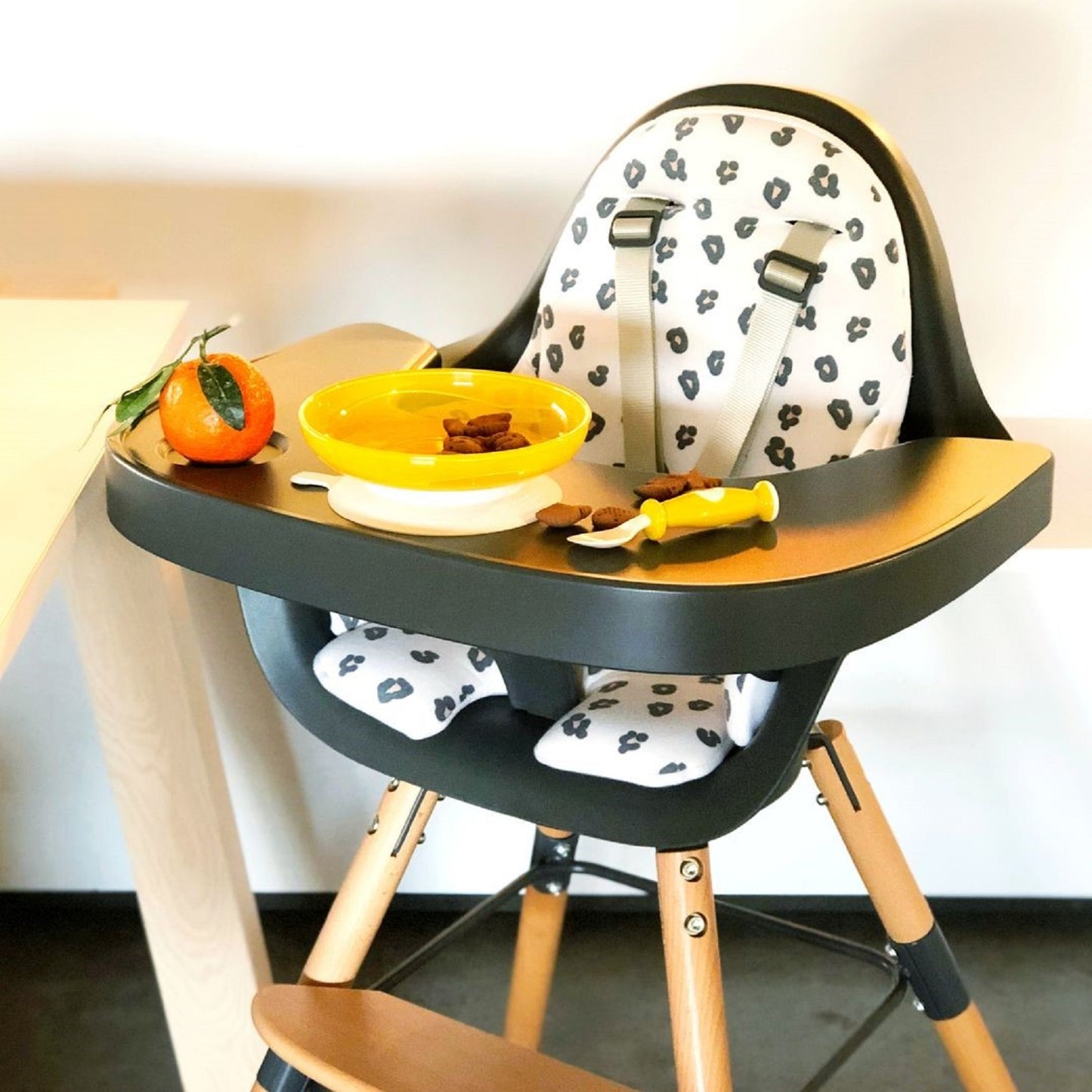 EVOLU 2 Chair <br/> 2-in-1 + Bumper <br/> Natural Anthracite