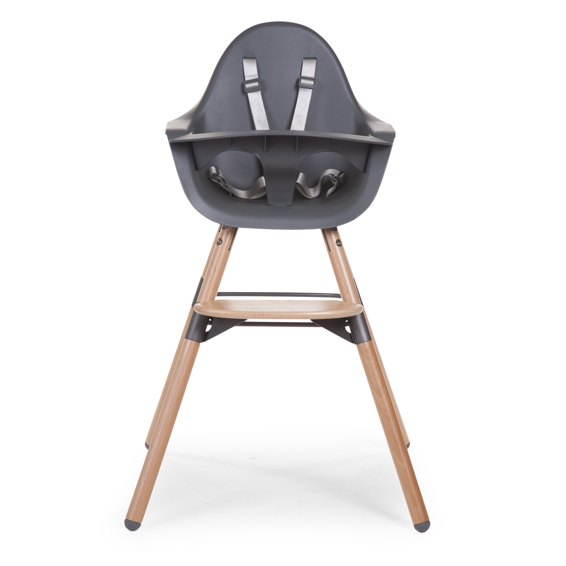 Natural Anthracite 2-in-1 Chair with Bumper from Childhome