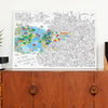 San Francisco Giant Coloring Poster from OMY