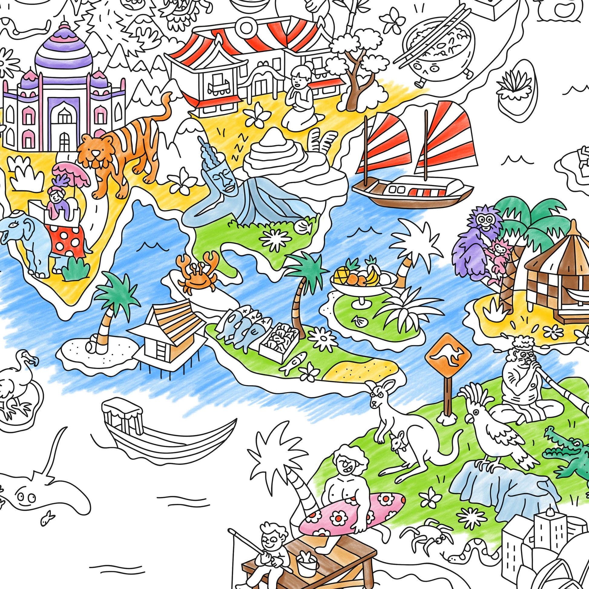 a very creative way to discover the beautiful places of the world