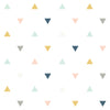 Pastel Multicolored Triangles Wallpaper Pattern from Lilipinso