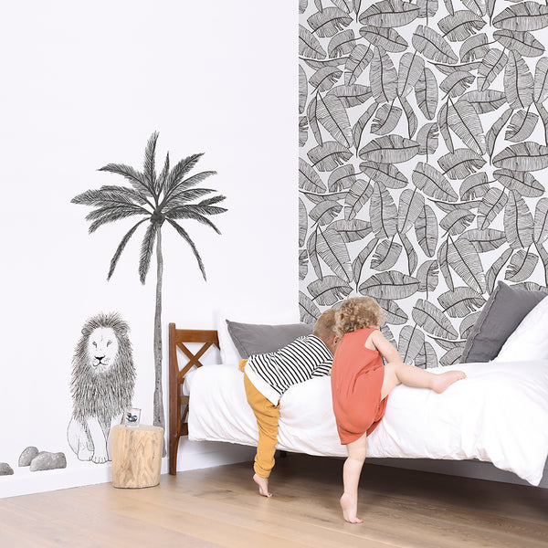 Tropical Leaves Wallpaper from Lilipinso