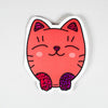 Sticker Shape Notebook Kitty