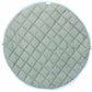 green diamond stitching on the outside