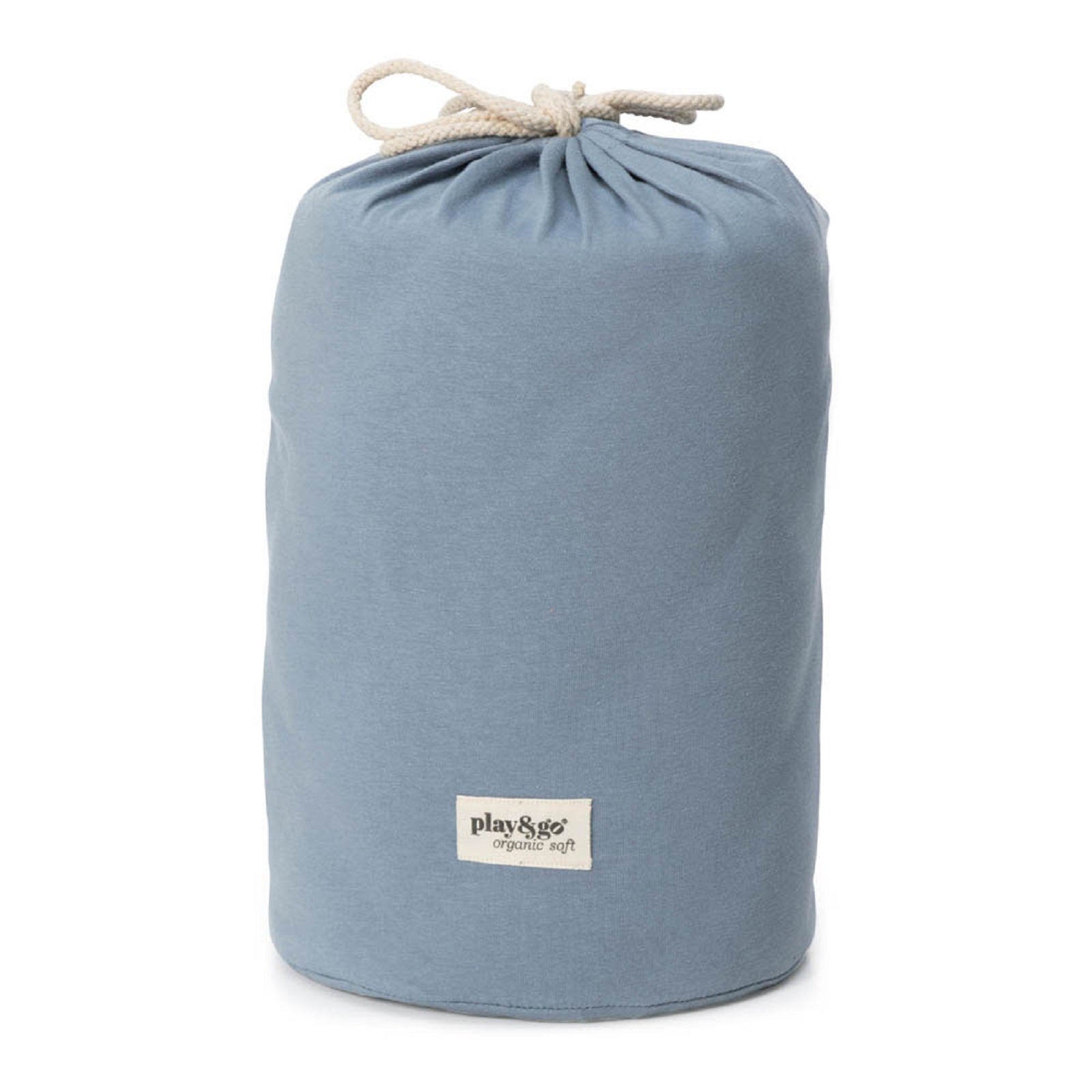 Soft Organic Playmat and Storage Bag Dusty Blue