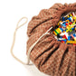 Simply pull the strings to make it a bag