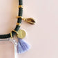 Adjustable phone strap.