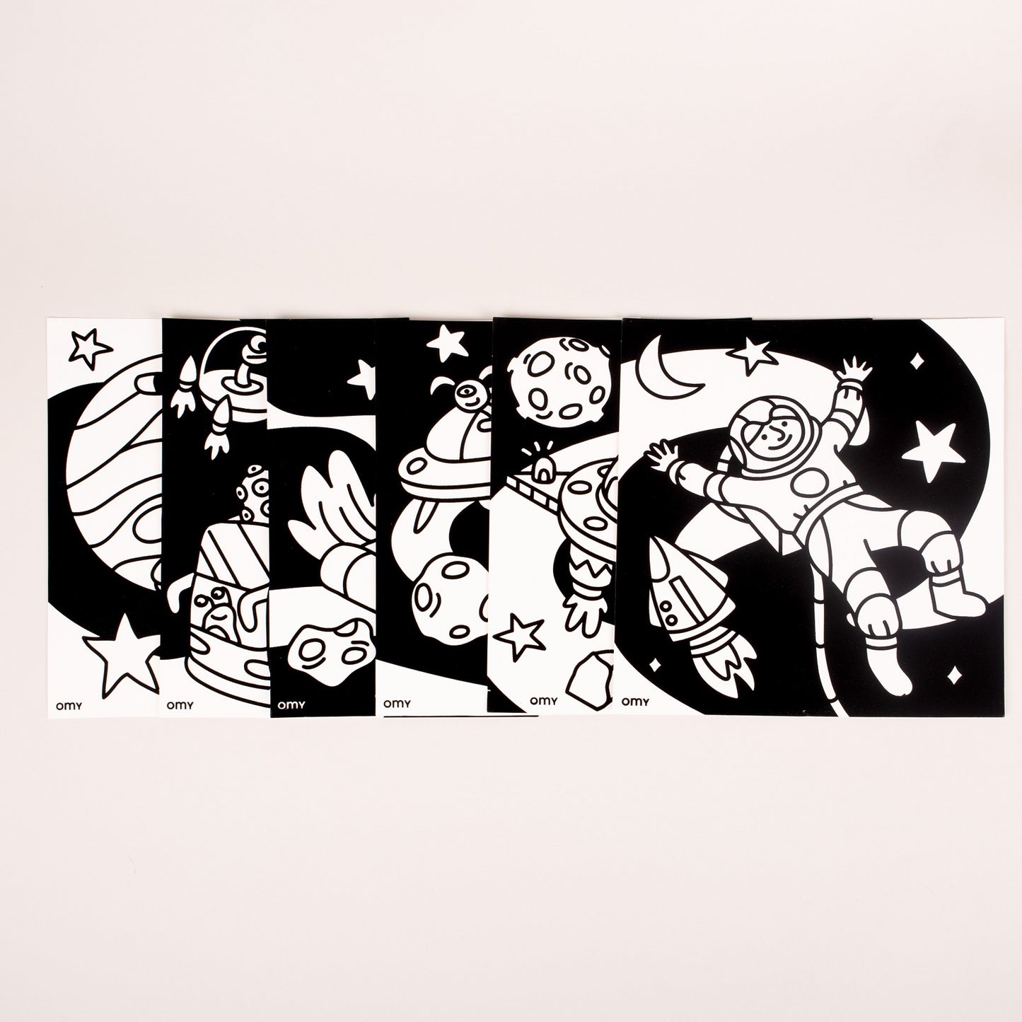 6 pieces velvet coloring sheets.