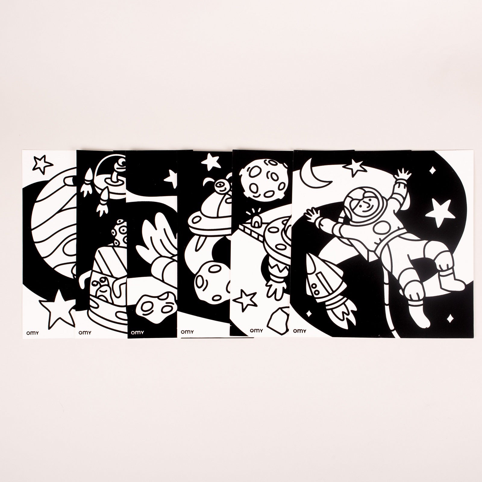6 pieces velvet coloring sheets.