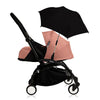 Attachable umbrella for the stroller in black