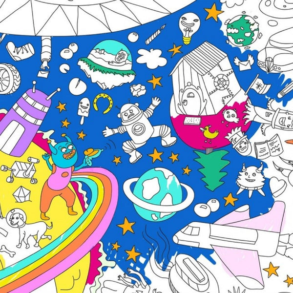 Be imaginative while coloring.