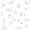 Pet Rabbits Wallpaper Pattern from Lilipinso