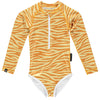 Golden Tiger Swimsuit for girls.