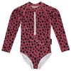 Red Velvet Swimsuit for girls.