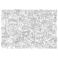 Dimension is 100 x 70 cm and made of 100% paper.