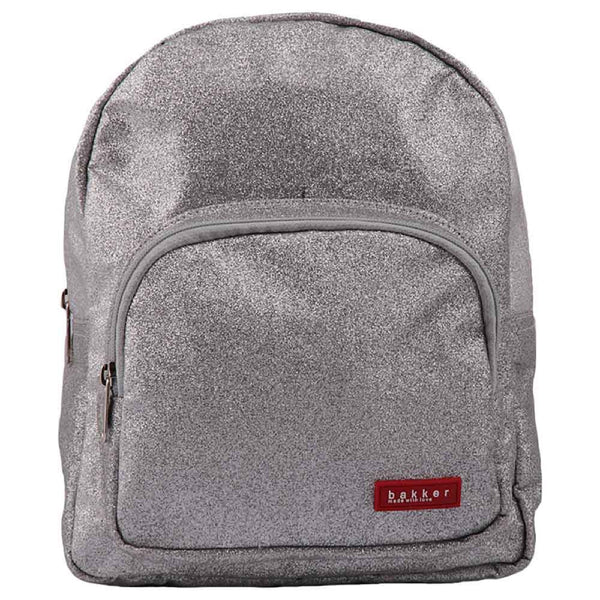 Backpack Mini Glitter Silver 